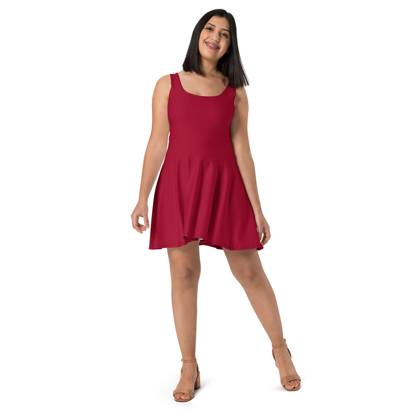 Carmine Skater Dress